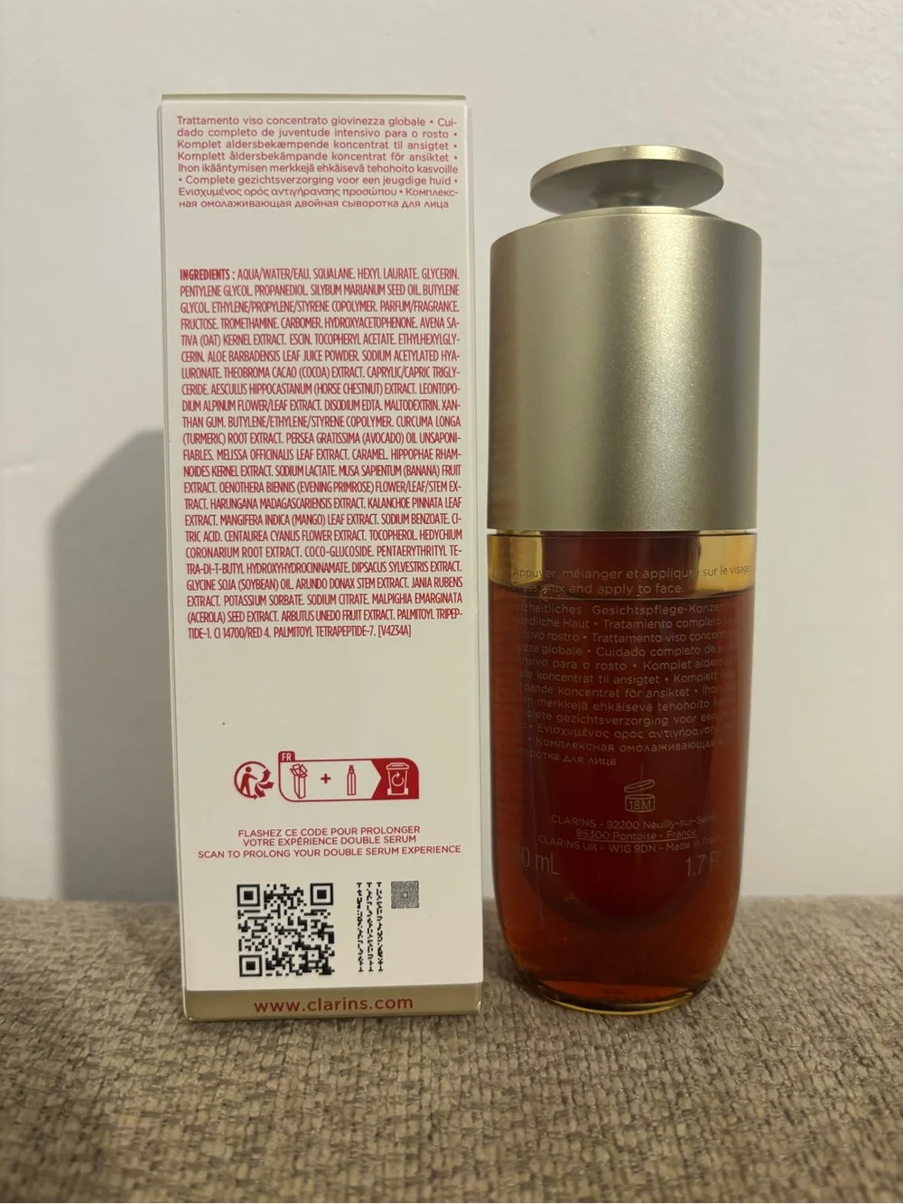 Clarins double serum
